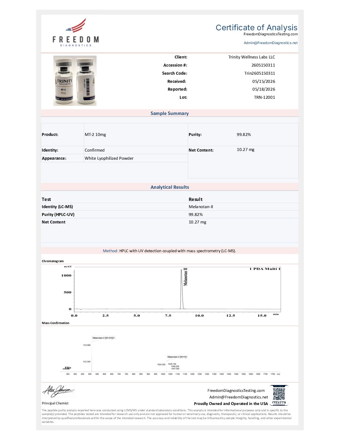 MT-2 10mg 5-15-26 MT-2 - Image 2